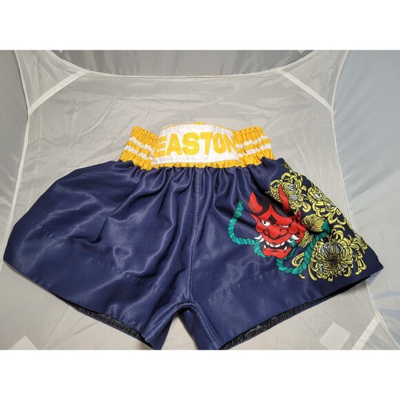 Rare Muay Thai Addict Shorts XS Dragon Easton Boxing - Picture 1 of 4